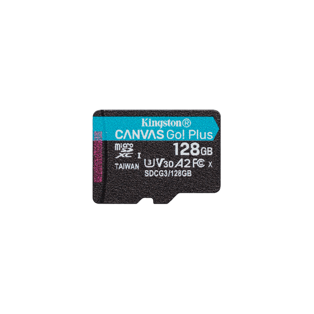 Tarjeta microSD Kingston Canvas Go! Plus 128 GB
