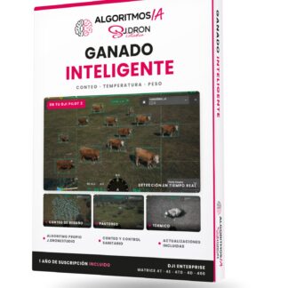 Ganado inteligente: conteo, temperatura y peso