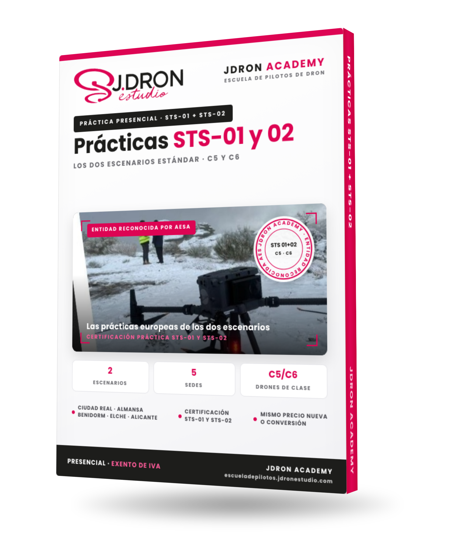 Prácticas STS-01 y STS-02 — J.DRON estudio, entidad reconocida