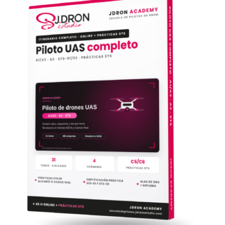 Piloto de drones UAS completo: A1/A3, A2 y STS-01/02