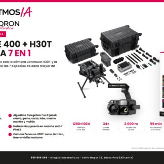 Pack DJI Matrice 400 + Zenmuse H30T + IA Cinegética 7 en 1