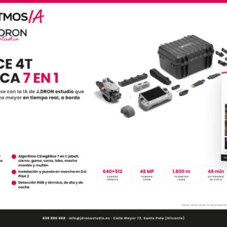 Pack DJI Matrice 4T + 1 batería + IA Cinegética 7 en 1