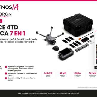 Pack DJI Matrice 4TD + 1 batería + IA Cinegética 7 en 1
