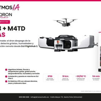 Pack DJI Dock 3 + Matrice 4TD + IA Grietas y desperfectos