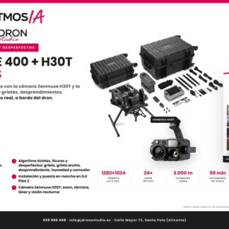 Pack DJI Matrice 400 + Zenmuse H30T + IA Grietas y desperfectos
