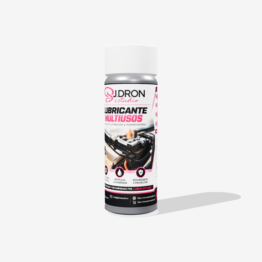 Lubricante multiusos de J.DRON estudio, aerosol de 400 ml